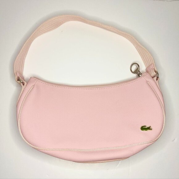 Pink Lacoste Candy Floss Purse- 13 Inches - Picture 1 of 6